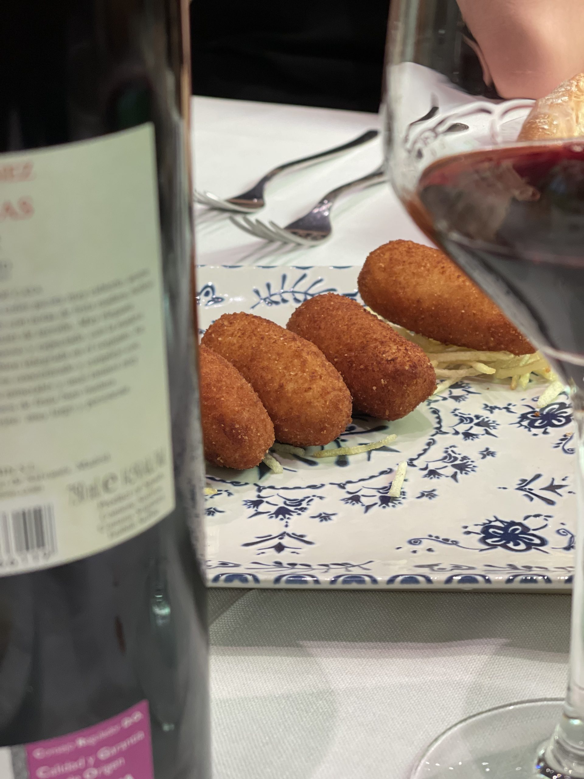 Una croquetas con gusto