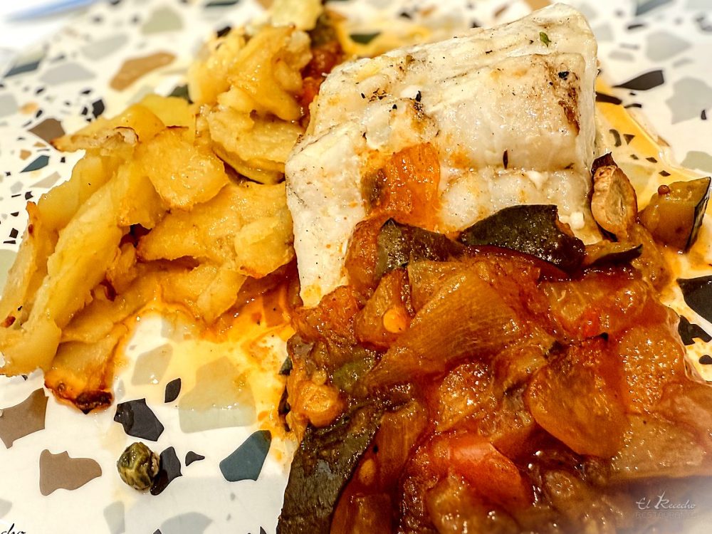 Bacalao con pisto