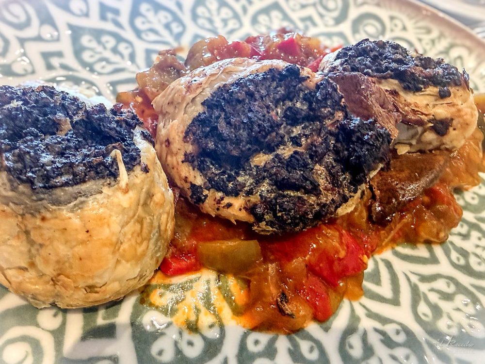 Entrante de morcilla