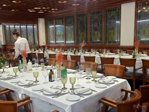 Salones montados para un evento